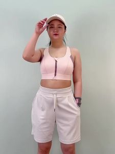 maytryit | High Support Plus Size Front Zip Sports Bra Summer