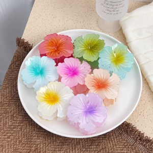 Set Quà Tặng Kẹp Tóc Hoa Mẫu Đơn và Dây Cột Scrunchies Nàng Thơ No.10 Tặng Sinh Nhật Bạn Gái Người Yêu 20/10 8/3