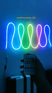 RGBIC Light Strip Neon Light 5M/3M Bluetooth LED Neon Music Sync Strip IP67 Waterproof