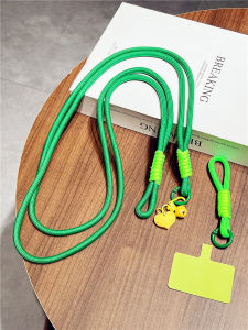 เชือกยาวและสั้นปรับได้สําหรับคอและโทรศัพท์มือถือแขวนเชือกคู่ที่ทนทานอุปกรณ์เสริมกระเป๋าสะพายข้างที่ถอดออกได้