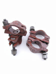 JISHUO | Right Angle Cross Coupling Direct Join Straight Coupling Swivel Joint Pipe Clamp