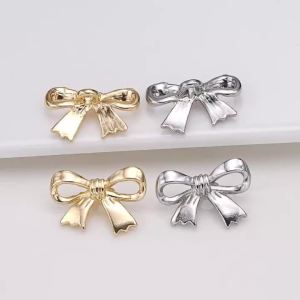 Bộ 10 Nút Kim Loại Hình Cung Cho Áo Len Áo Khoác Vest - Nút Cài Hợp Kim Kẽm Trang Trí Quần Áo Khăn Lụa Hộp Quà Phụ Kiện Tự Làm