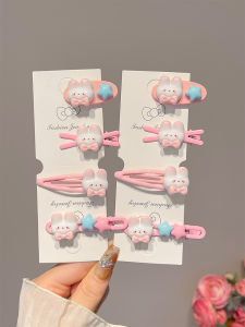 กิ๊บติดผมรูปกระต่ายน่ารัก ดาว ตกแต่งผมเด็กผู้หญิง กิ๊บปากเป็ด ตกแต่งผมแบบใหม่ ฤดูใบไม้ร่วง 2023 กิ๊บติดผมแบบใหม่ MichuGo