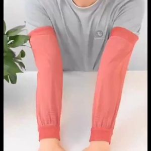 Sun Protection Long Sleeves for Women Men Riding Driving Arm Cover Housework Cleaning Stretch-knit Sleeves