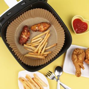 Murah Banget - Air Fryer Paper (50PCS) / Kertas Alas Air Fryer Anti Lengket / Baking Paper Tahan Minyak Anti Lengket
