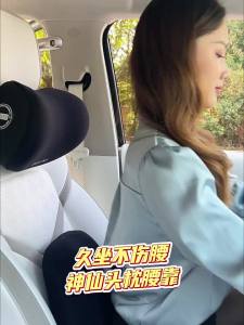 QUEES | Car Lumbar Support Seat Cushion