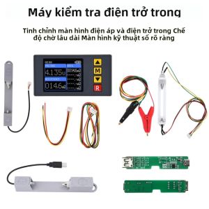 Máy Kiểm Tra Điện Áp TS457 DC5V Với Phương Pháp 4 Dây Đo Điện Trở Trong Ghi Lại 5 Bộ Dữ Liệu Công Cụ Kiểm Tra Điện