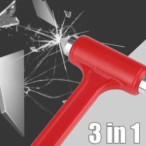 3 In1 Car Emergency Safety Hammer Lifesaving Escape Rescue Tool Seat Belt Cutter Broken Window Auto Glass Breaker