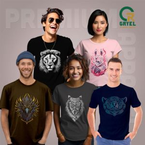 Kaos Pria Kaos Wanita Baju Distro T Shirt Motif Hewan Premium