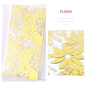 Japanese Style Ins Style Manicure Gold Foil Stickers 3D Waterproof Nail Patch Stereo Lace Line Nail Full Stickers Ornament