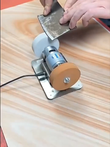 Original Electric Grinding Machine Bench Grinder Double Grinding Wheels Polishing Grinding Machine Sharpener 100W