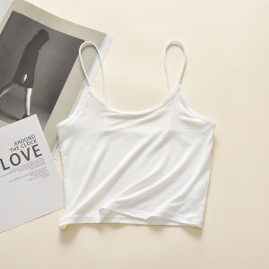 Modal Tube Top Full Coverage Sling Half Base Shirt Summer Student Half Short Vest Women Inner Match Thin