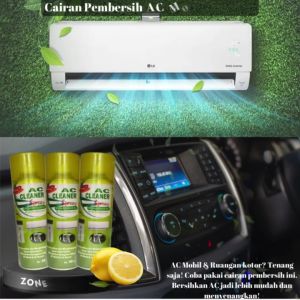 Zone AC CLEANER Spray Pembersih AC Mobil dan AC Rumah 400ML