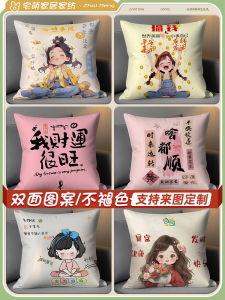 Túi Đệm Ghế Sofa Hình Chữ Trung Quốc Sáng Tạo Túi Đệm Xe Hơi Túi Ngủ Túi Đệm Không Có Lõi Túi Đệm Ghế Sofa Phòng Khách Túi Đệm Chữ Túi Đệm Mềm Mại