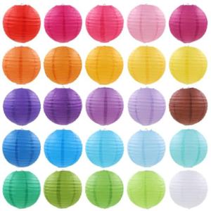 1Pc (6-inch) Round Chinese Paper Lantern DIY Hand Drawn Chinese Paper Lantern Ball Wedding Christmas Easter Party Decoration