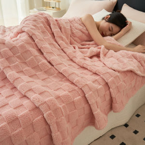 Kiss Dear | Soft Warm Blanket Flannel Coral