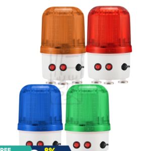 LED Blinker Warning Light Rechargeable Alarm Light #Warning #Rotating #Ceiling #Strobe #Alarm #Emergency #Battery #Sound