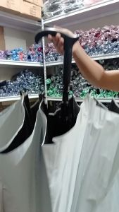 JY 23inches cane umbrella black uv coated  with rubber stopper（Anti-slip）