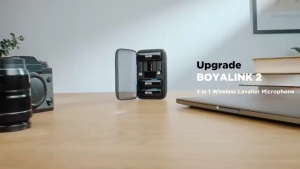 ไมโครโฟน ไวเลส BOYALINK V2 Wireless Lavalier Microphone for iPhone/Android/Camera Vlogging ประกัน 2 ปี