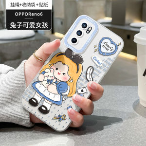 Ultra-Thin Cartoon Silicone Phone Case for Girls Compatible with Oppo Reno6 Reno7 pro Reno8 And Reno10 Full Coverage Protection Cute Soft Shell
