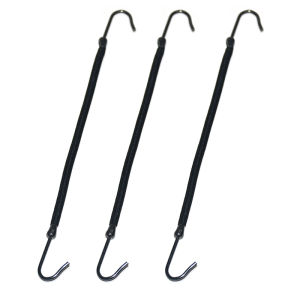 Latin Dance Hair Tie with Hook Double Head Elastic Hair Band for Competition Standard Dance Styling Hair Bands Fitness Supplies