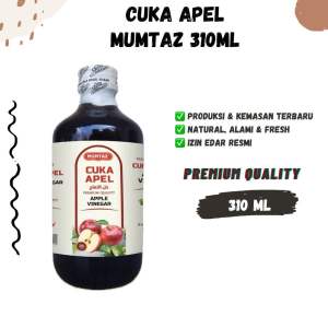 CUKA APEL MUMTAZ 310mL Premium Apple Vinegar Makan Buah khal tuffah Fruit BinAfif asam asetat khol