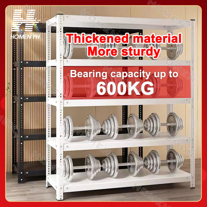 【Oversized 120X40X200cm】Heavy Duty Storage Shelves with 5/6 Layer Metal