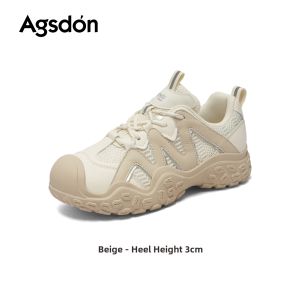 Agsdon | Outdoor Hiking Shoes for Women Breathable Non-slip Casual