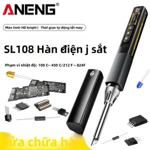 ANENG SL108 Điện Mỏ Hàn 96W Di Động Type-C Sạc Có Thể Điều Chỉnh Nhiệt Độ 28V Nhiệt Nhanh Máy Kiểm Tra Dụng Cụ Hàn