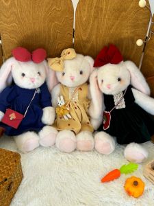 Cute Running Rabbit Doll Plush Toy Sleeping Baby Rabbit Stuffed Animal Doll Girl Gift Childrens Clothing Needed Soft Toy
