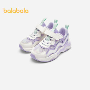Balabala Childrens Shoes Childrens Sneakers Breathable Shoes For Boys And Girls 2024 Summer Mesh Jogging Shoes Color Contrast