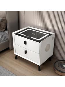 YYBAIO | Bedside Table with USB Charging and Bluetooth Speakers