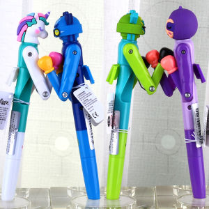 ปากกาบล็อกสีน้ำเงิน Smiggle Australia รูป🤖 บ็อกซิ่ง ลายการ์ตูน ปากกาบล็อก ปากกาลดความเครียด ปากกาบล็อก สำหรับเด็ก