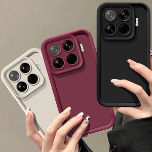 EUCAGR for Xiaomi 15T Pro Case Phone Case Xiaomi 15TPro 5G Protection Luxury Candy Matte Soft Back Cover for Xiaomi 15T Pro 5G