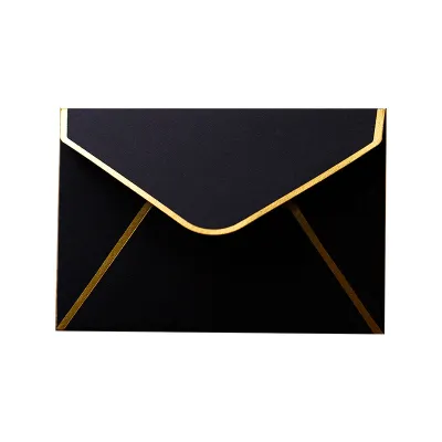 10Pcs Mini Hot Stamping Envelopes Gift Card Personalized Gift Card Envelopes Wedding Envelopes VIP Card Holder