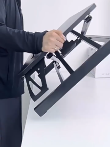 Bàn Học Đứng Điều Chỉnh Chiều Cao 2 Tầng - Mẫu Thiết Kế Hiện Đại - Tương Thích 2 Laptop - Xuất Xứ Việt Nam