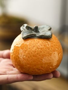 Hộp Đựng Trà Bằng Gốm Sứ Hình Quả Táo Hộp Đựng Trái Cây Hộp Đựng Trà Kín Hộp Đựng Trà Trang Trí Đồ Chơi Logo Hộp Đựng Trà Kiểu Trung Quốc Cổ Điển