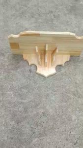 Kệ bàn thờ gỗ thông màu vàng nhạt có 2 size 50cm và 60cm - trang trí bàn thờ gia đình công giáo