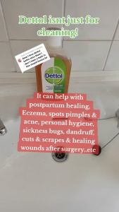 Dettol 1L Brown Antiseptic Disinfectant – Safe & Effective Germ Protection