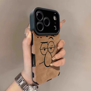 Potdemiel | Glasses Man Flip Leather Phone Case for iphone 17 16 15 14 Plus 13 12 11 Pro Max X XR XS Cover Fashion Funda Cases