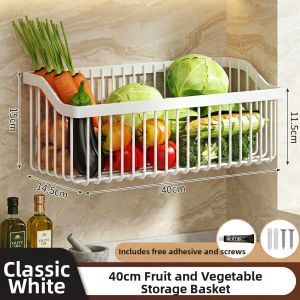 MINGZHIYIFAN | Wall Mount Multifunctional Vegetable Storage Basket