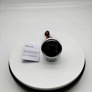 RYSJM | Red Led 52MM Water Temperature Gauge 40-120 Celsius with 1/8NPT Water Temp Sensor 10mm for Boat Motorcycle Car Thermometer