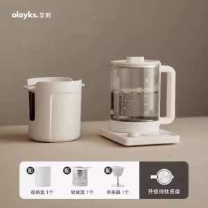 olayks pure titanium health kettle household multifunctional steam spray type tea boiler water kettle cooking flower tea kettle