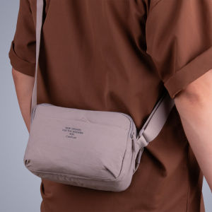 Mens Crossbody Bag 2025 New Fashion Nylon Single Shoulder Horizontal Commuter Backpack Large Capacity Multi-Functional