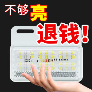 ไฟข้างรถบรรทุก LED ทรงใหม่ 24V ทรงสี่เหลี่ยม ไฟส่องสว่างใต้พื้น 12V ไฟส่องสว่างข้างรถบรรทุกแบบไม่ต้องเชื่อม