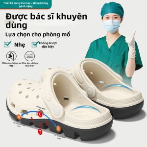 ANSHANGFEN | Dép Y Tế Chống Trượt Kháng Mùi cho Nữ có Hỗ trợ Cung Chân