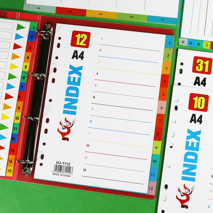 Number Classification Index Paper Document Data Partition Page ...