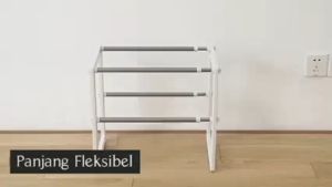 Rak Panci Bawah Wastafel: 2 Tingkat Serbaguna Panjang Pendek Flexibel