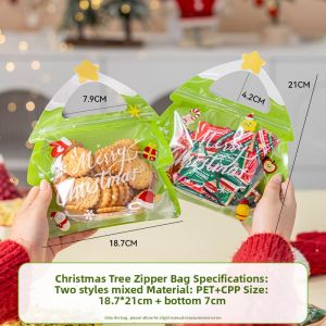 MEIDI | Sealable Standing Zipper Baking Bag for Sweets and Cookies