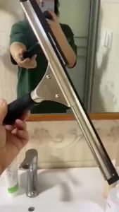 Window Squeegee  Window Glass Clean Wiper Water Scraper Squeegee for Home Car Windshield